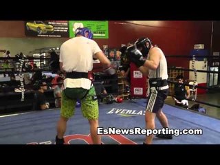 maniako sparring in oxnard - EsNews Boxing