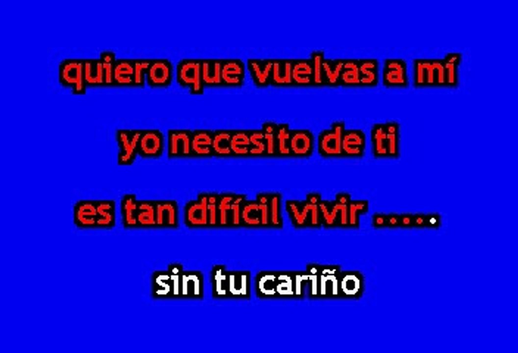 Mario Quintero - Nomas Contigo (Karaoke)