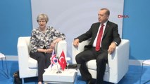 Cumhurbaşkanı Erdoğan, Ingiltere Başbakanı May'le Buluştu