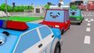 Police Car and Tow Truck Chase - Service Vehicles Cartoons for children 3D - Cars & Truck Stories