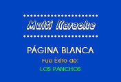 Los Fantasmas - Pagina Blanca (Karaoke)