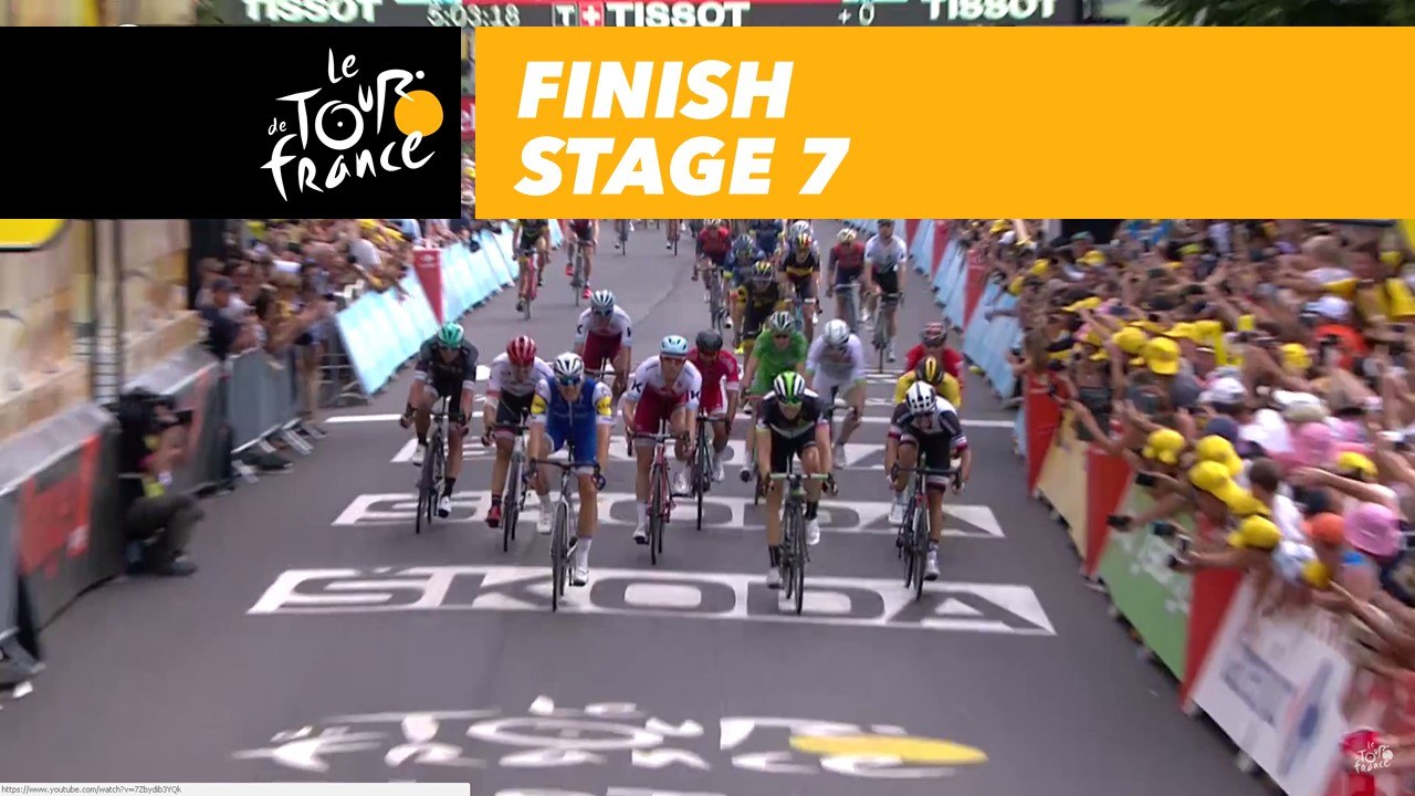 Arrivée / Finish - Étape 7 / Stage 7 - Tour de France 2017