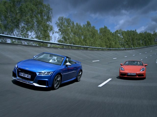 Match Audi TT RS Roadster VS Porsche 718 Boxster S
