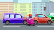 Real Hero - White Ambulance Helps Car in the City | Emergency Vehicles Kids Cartoon