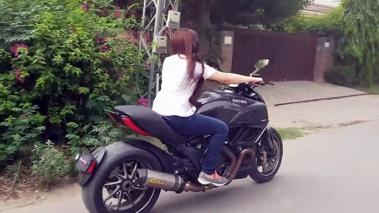 Famous Anchor Riding a Ducati Heavy Bike in Lahore