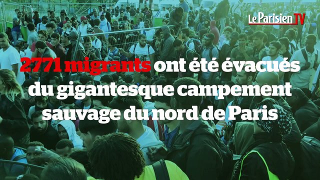 Paris : 2771 migrants évacués des campements de la porte de la Chapelle