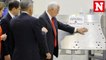 Vice President Mike Pence ignores 'Do not touch' sign at Nasa