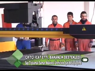 ÇİFTÇİ İCAT ETTİ, BAKANLIK DESTEKLEDİ