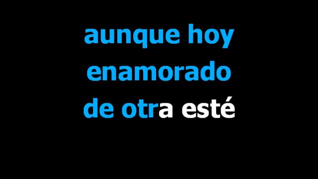 A tu recuerdo - Los angeles negros - Karaoke - Letra