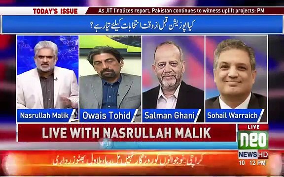 Sohail Warraich Excellent Response On PMLN Condition