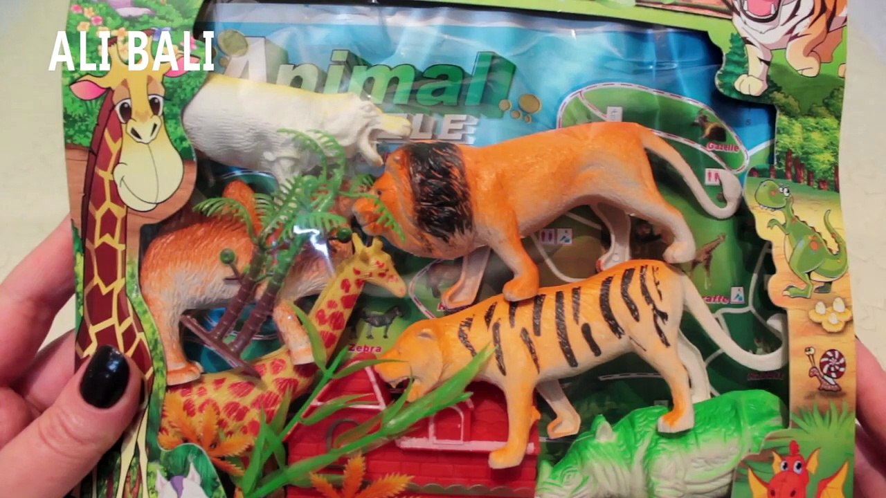 Wild Animals Kids Toy Collection Elephants and Hippopotamus Kids Zoo Toys Review Funny End