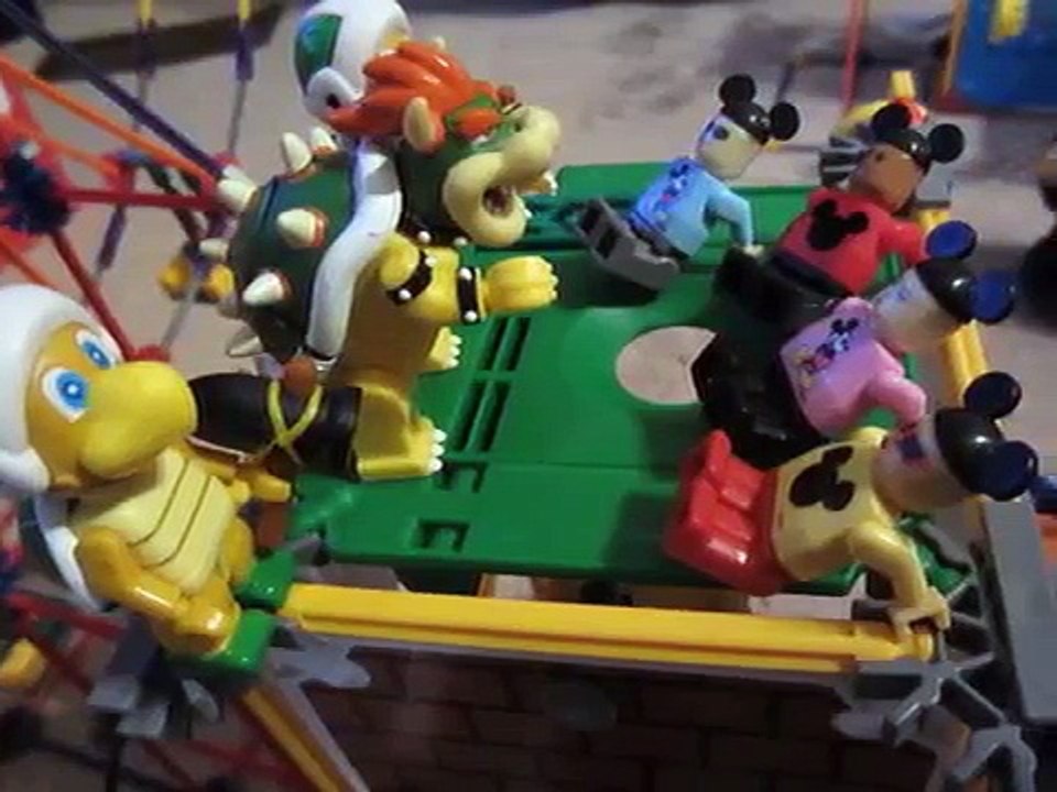 KNEX Super Mario Bros Adventures: Beware of The Clones Part 2 Yoshi Vs Bowser NEW new