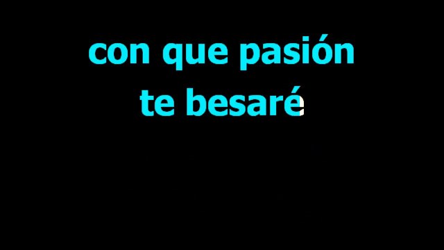 Esta noche la paso contigo - Los angeles negros - Karaoke - Letra