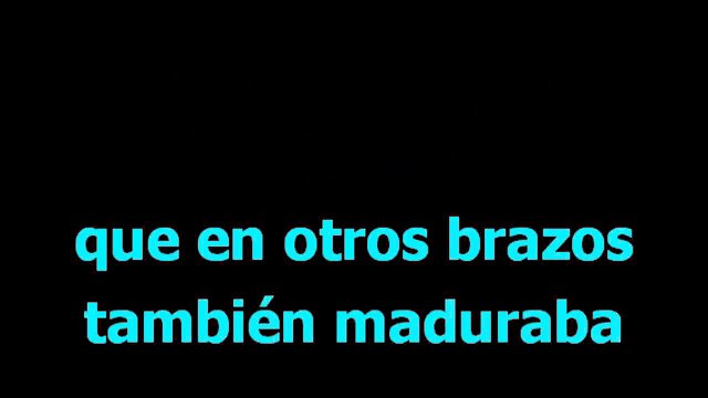 La mujer que tanto ame - Los angeles negros - Karaoke - Letra