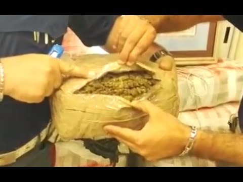 Frosinone - 160 chili di marijuana in auto: arrestato carrozziere svizzero (07.07.17)