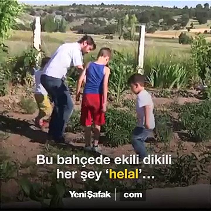 Bu bahçede ekili dikili her şey ‘helal’