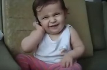 Little Cutie Baby talking On Mobile