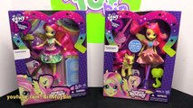 Equestria Girls Rainbow Rocks Pinkie Pie & Fluttershy MLP Doll Review! by Bins Toy Bin