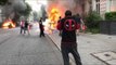 G20 Protesters Set Cars on Fire Along Hamburg's Elbchaussee Thoroughfare