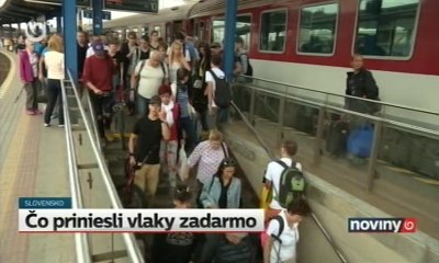 Čo priniesli vlaky zadarmo? (20170707)