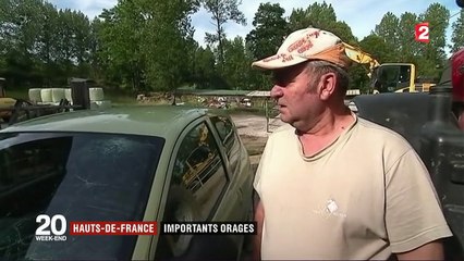 Hauts de France : les orages et la grêle font des dégâts