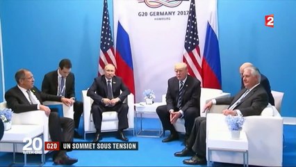 G20 : Première rencontre entre Donald Trump et Vladimir Poutine
