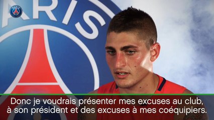 PSG - Verratti : "Je suis heureux ici"