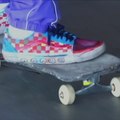 This skateboard is made from 1,500 plastic bags [Mic Archives]