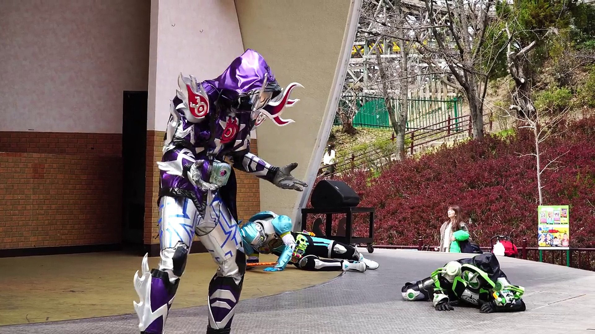 仮面ライダーエグゼイド スペシャルショー 第8話 仮面ライダーゴーストムゲン魂 ディープスペクター ネクロム ブレイブ登場 ひらかたパーク 動画 Dailymotion