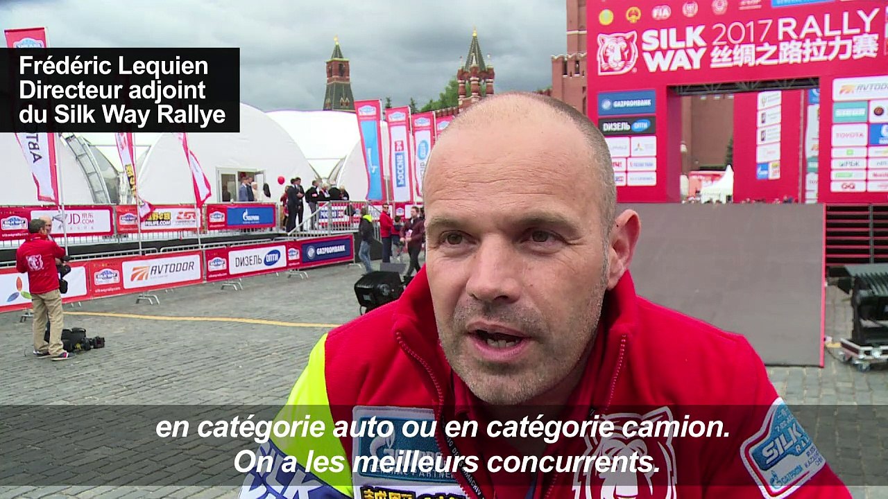 Russie: lancement du Silk Way rallye sur la Place Rouge