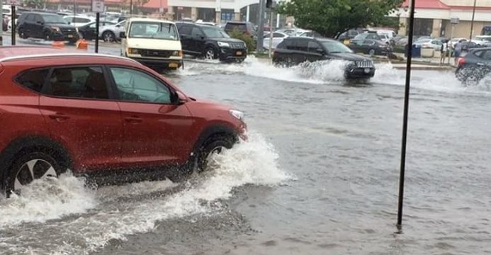 Torrential Downpours Trigger Flooding on Long Island