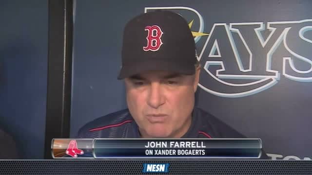 NESN Live: John Farrell Provides Update On Xander Bogaerts' Hand Injury