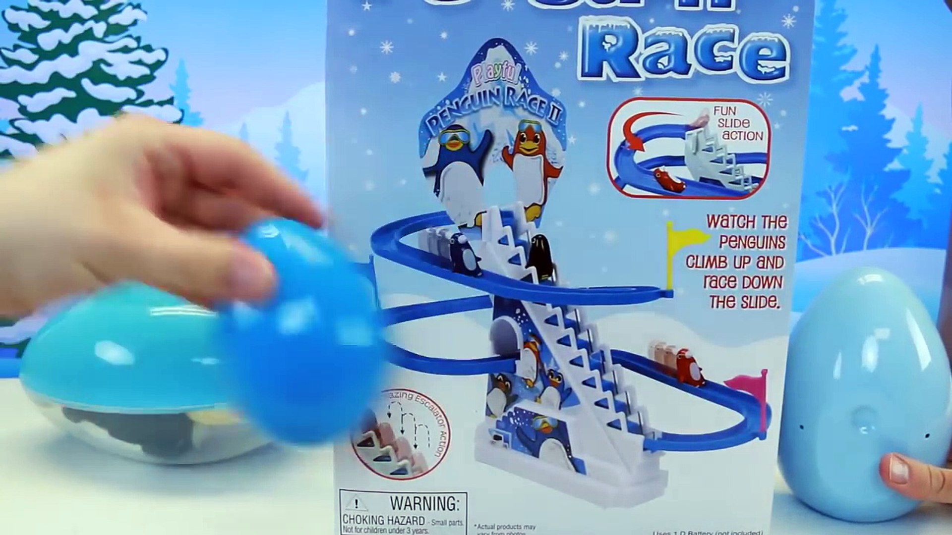 penguin race slide