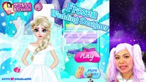 Congelado Vestir juego ☆ ☆ vestido de Elsa Elsa Elsa juego ☆ Disney juego.