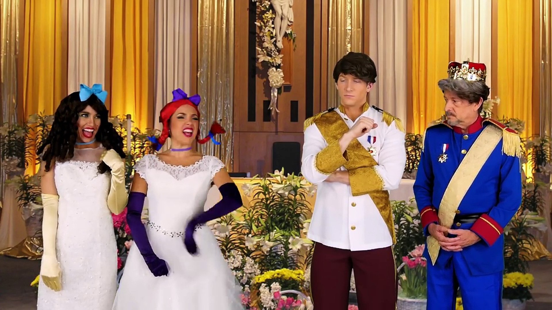 Cinderella Story for Kids Prince Charming Wedding with Stepsisters. Totally TV , Animated Movies car