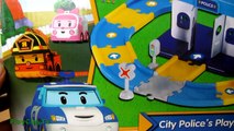 Para gracioso Niños Oficina Policía estación de vídeo Robocar Poli de Robo de coches playclaytv poli