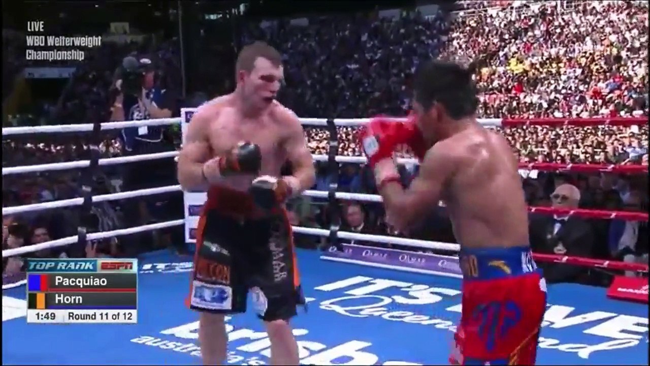 Manny Pacquiao vs Jeff Horn Round 11