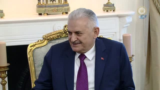 Başbakan Yıldırım, Avrupa Birliği Genişlemeden Sorumlu Komiseri Johannes Hahn'ı Kabul Etti