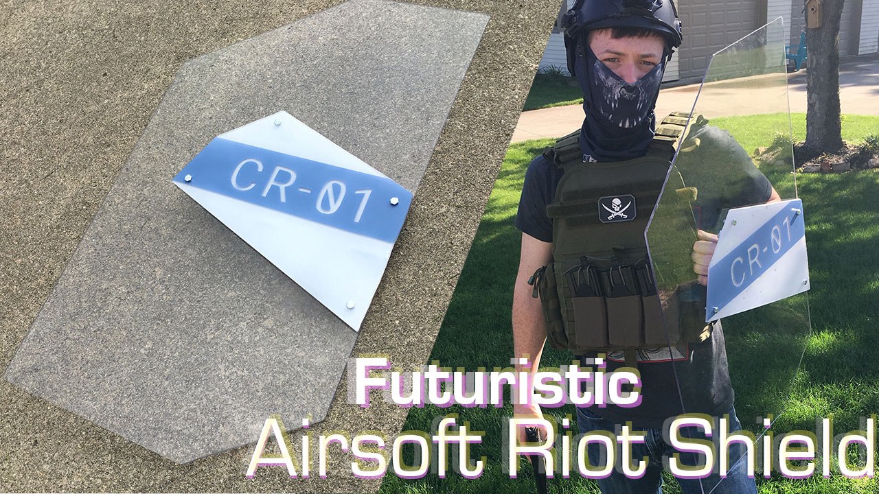 How to Make a Scifi Airsoft Riot Shield //Callsign: Reach DIY