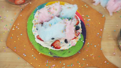 Satisfy Your Rainbow Food Cravings With Unicorn Pizza