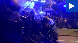 Violent protests rage on as German riot police try to take control