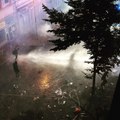 Protesters Sprayed by Water Cannons During G20 Demonstrations