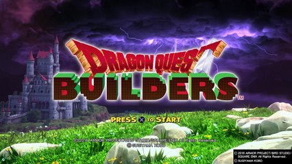 Dragon quest builders PS4 opening