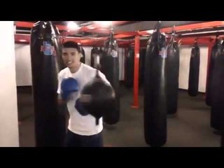 dusty hernandez harrison working out - via ProAmFightTalk