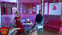 Dans le et avec série vidéo poupées Barbie 412 jessica roger rendez-vous romantique maison de Barbie petite