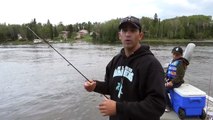 River Fishing for Walleye - Rocks and Boulders