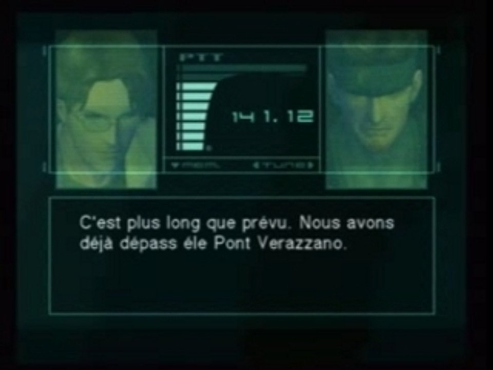 MGS2: 16 Codec les sortie sont fermé