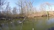 Bass Fishing, Crappie Fishing at a private pond in Cecil County, Maryland April 11, 2017