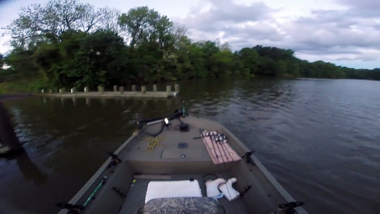 Bass Tournament on the Upper Chesapeake Bay, tough day May 6, 2017