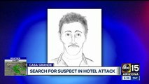 Man accused of sexually assaulting woman in hotel still on loose